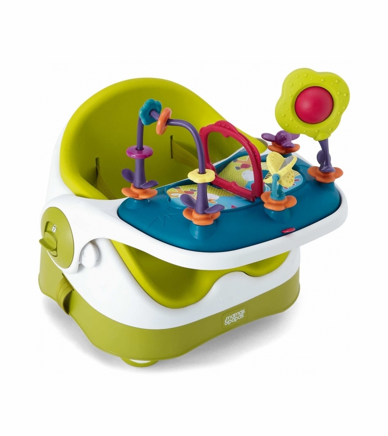 Mamas & Papas Baby Bud Portable Booster Chair & Activity Tray Lime