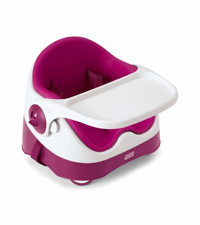 Mamas & Papas Baby Bud Portable Booster Chair Raspberry