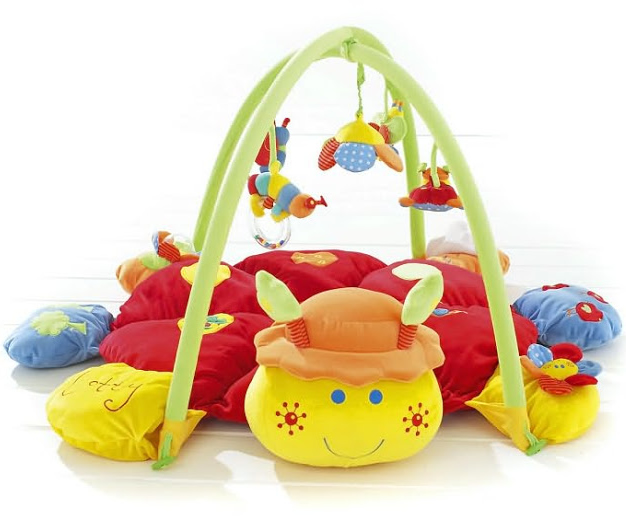 Mamas & Papas Light & Sound Playmat & Gym Lotty Ladybird