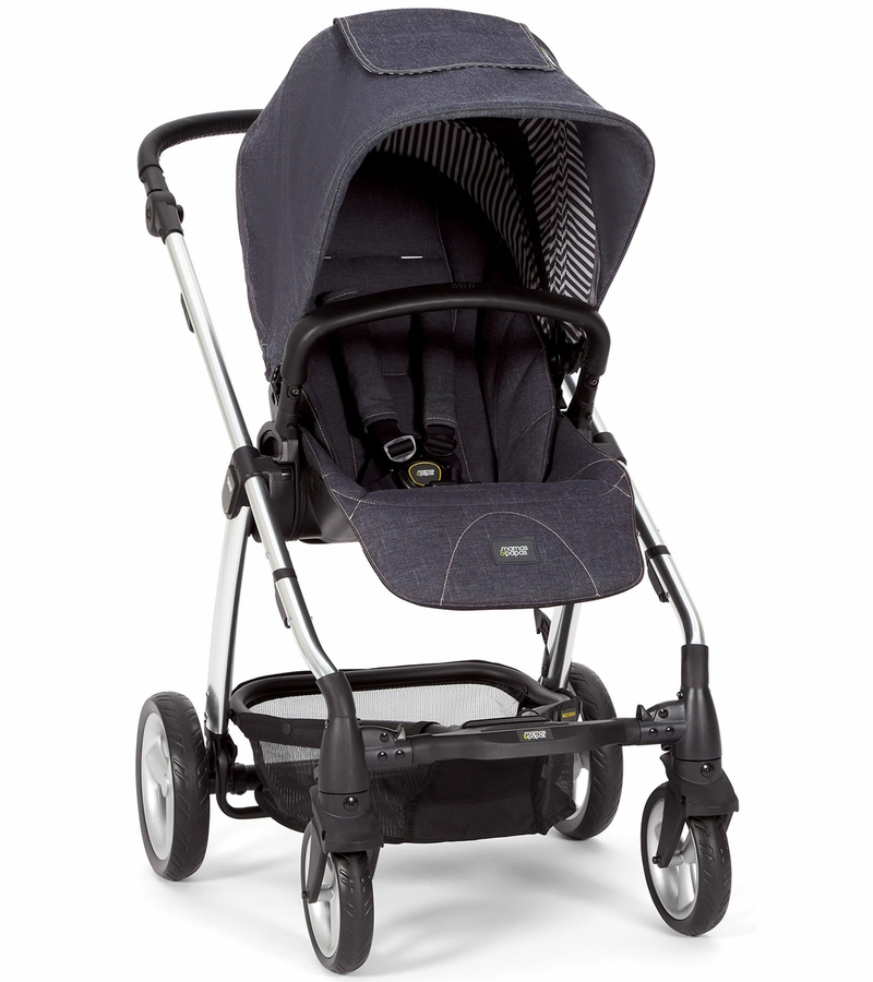 Mamas & Papas Sola 2 MTX Stroller Chrome Denim
