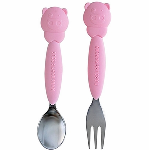 Marcus & Marcus Fork & Spoon Set - Pokey the Pig