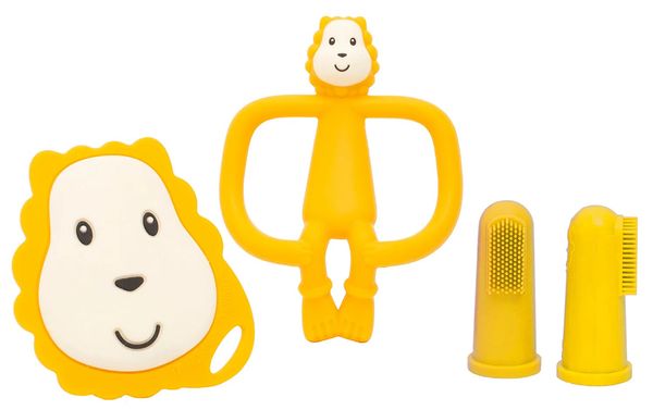 Matchstick Monkey Teething Starter Set - Ludo Lion