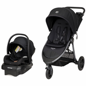 Maxi-Cosi Gia XP Luxe 3-Wheel Travel System - Midnight Black
