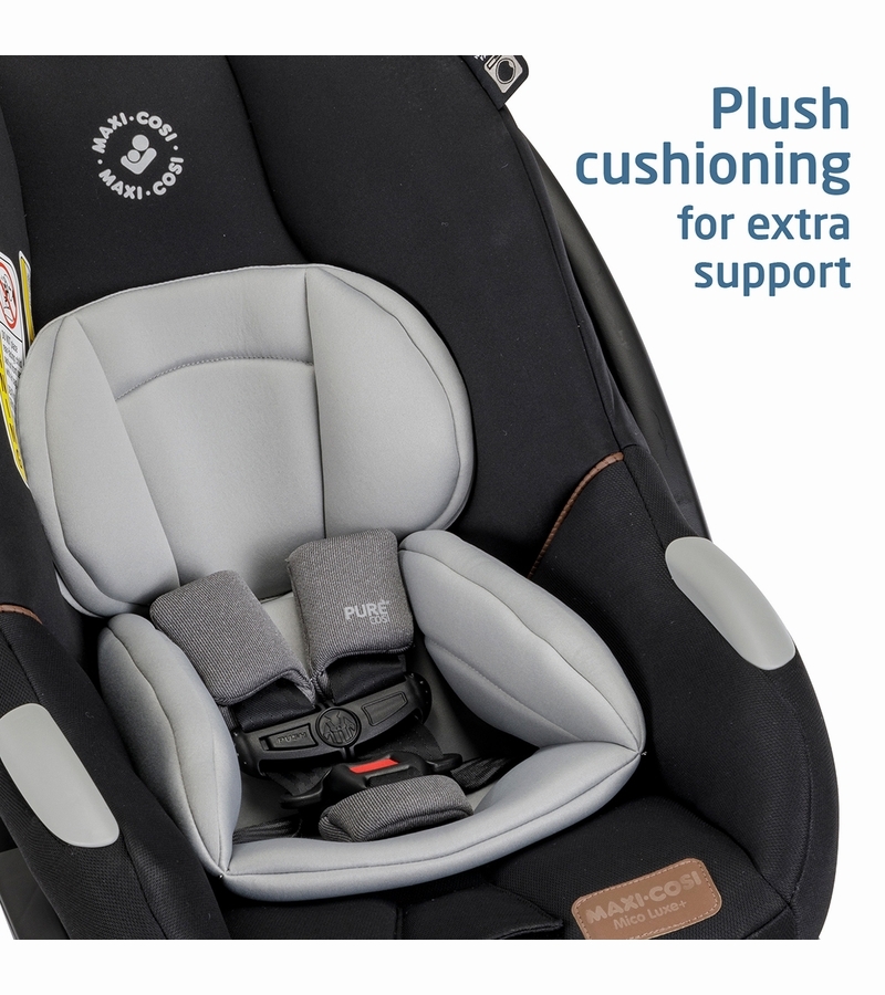 MaxiCosi Mico Luxe+ Infant Car Seat Essential Black