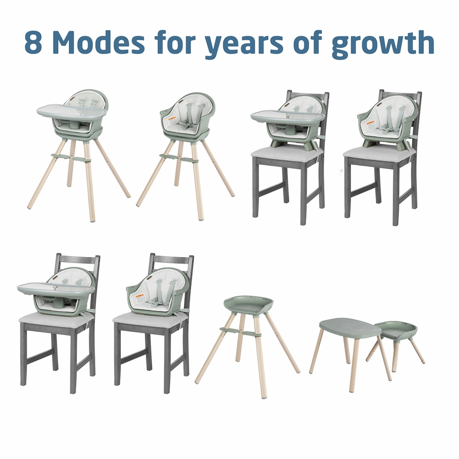 MaxiCosi Moa 8in1 High Chair Classic Oat