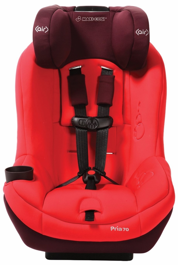 Maxi Cosi Pria 70 Convertible Car Seat with Tiny Fit Intense Red