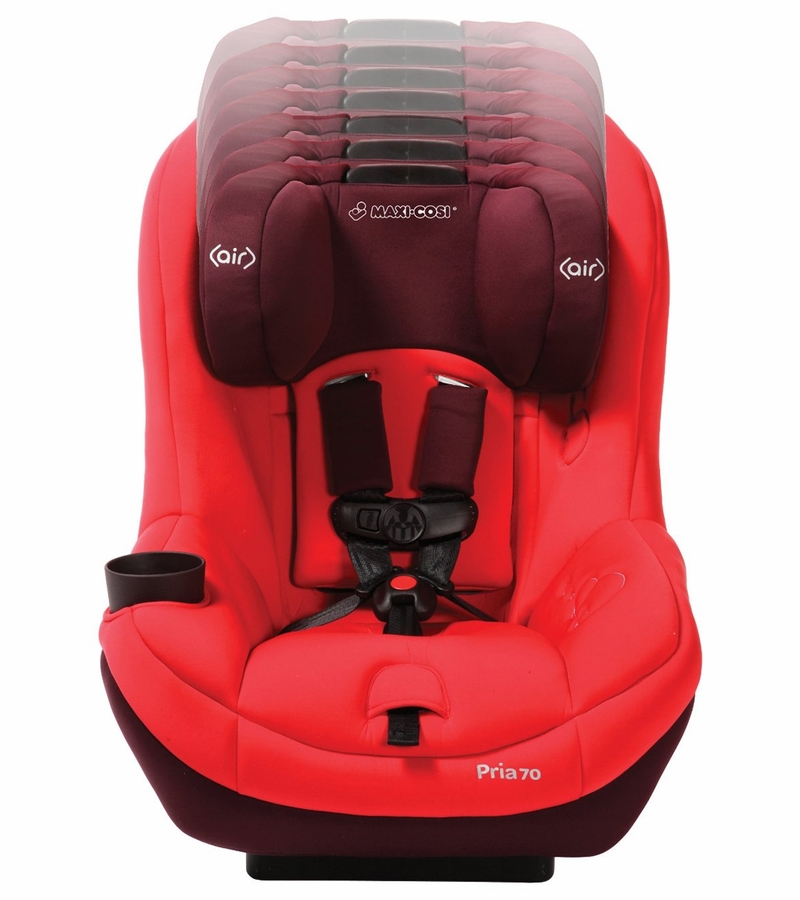 Maxi Cosi Pria 70 Convertible Car Seat with Tiny Fit Intense Red