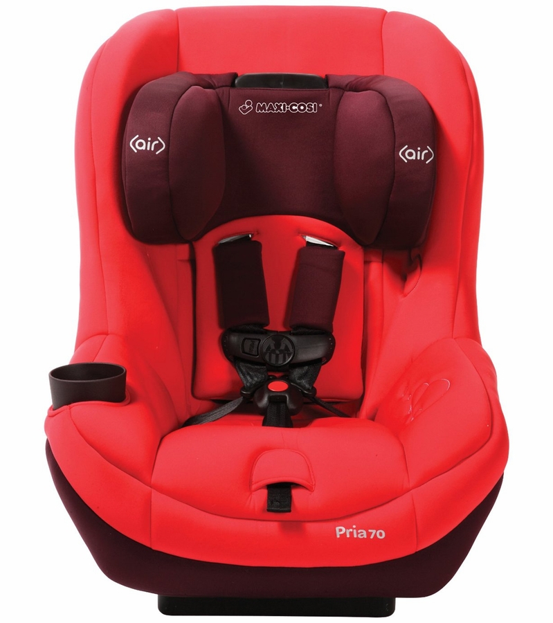 Maxi Cosi Pria 70 Convertible Car Seat with Tiny Fit Intense Red