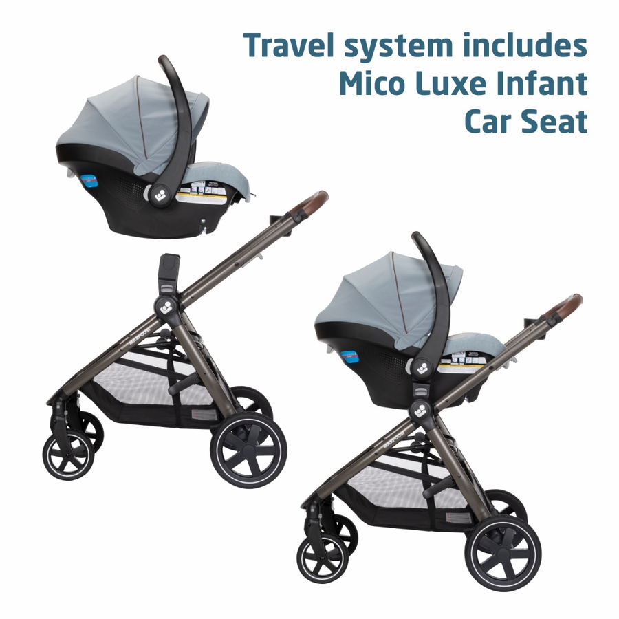 MaxiCosi Zelia 2 Luxe 5in1 Modular Travel System New Hope Grey