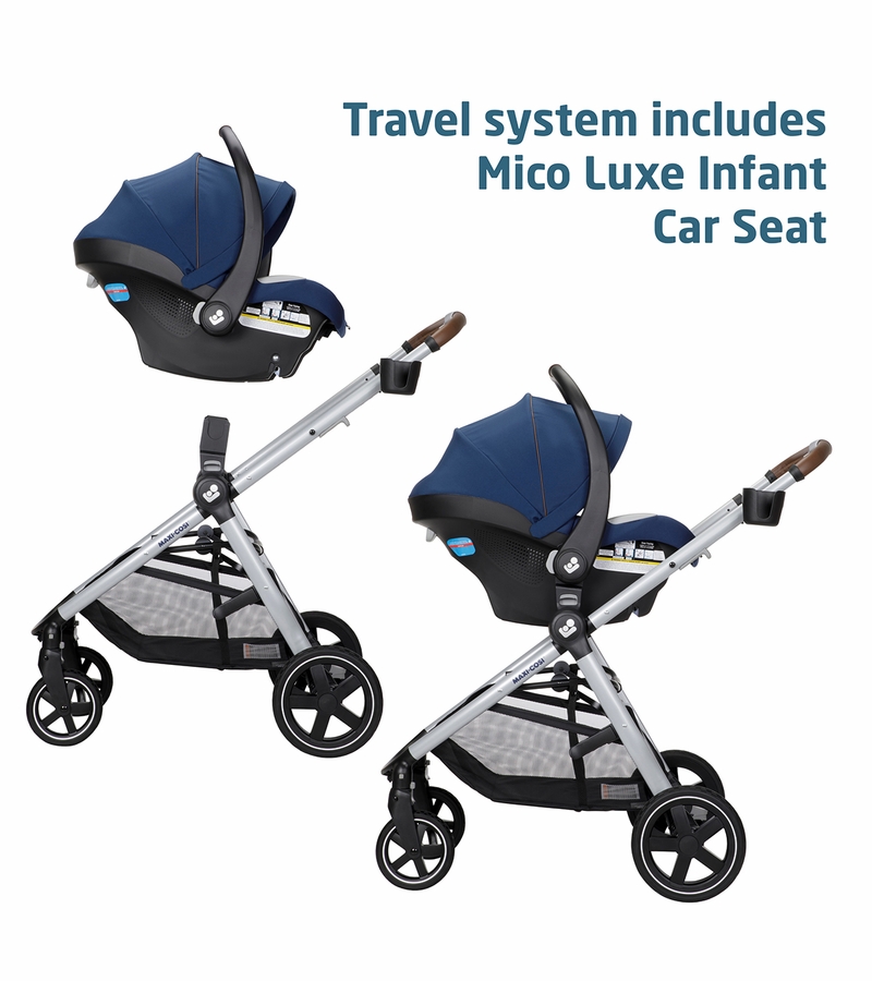 MaxiCosi Zelia 2 Luxe 5in1 Modular Travel System New Hope Navy
