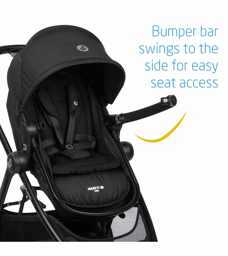 MaxiCosi Zelia 2 Travel System Midnight Black