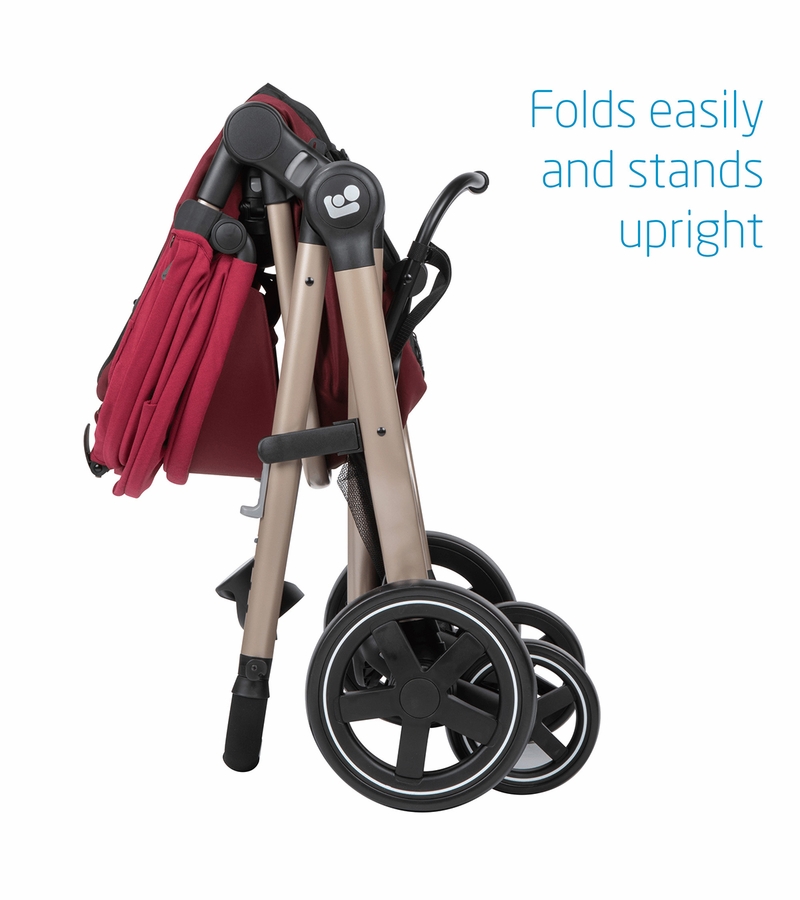MaxiCosi Zelia 2 Travel System Radish Ruby