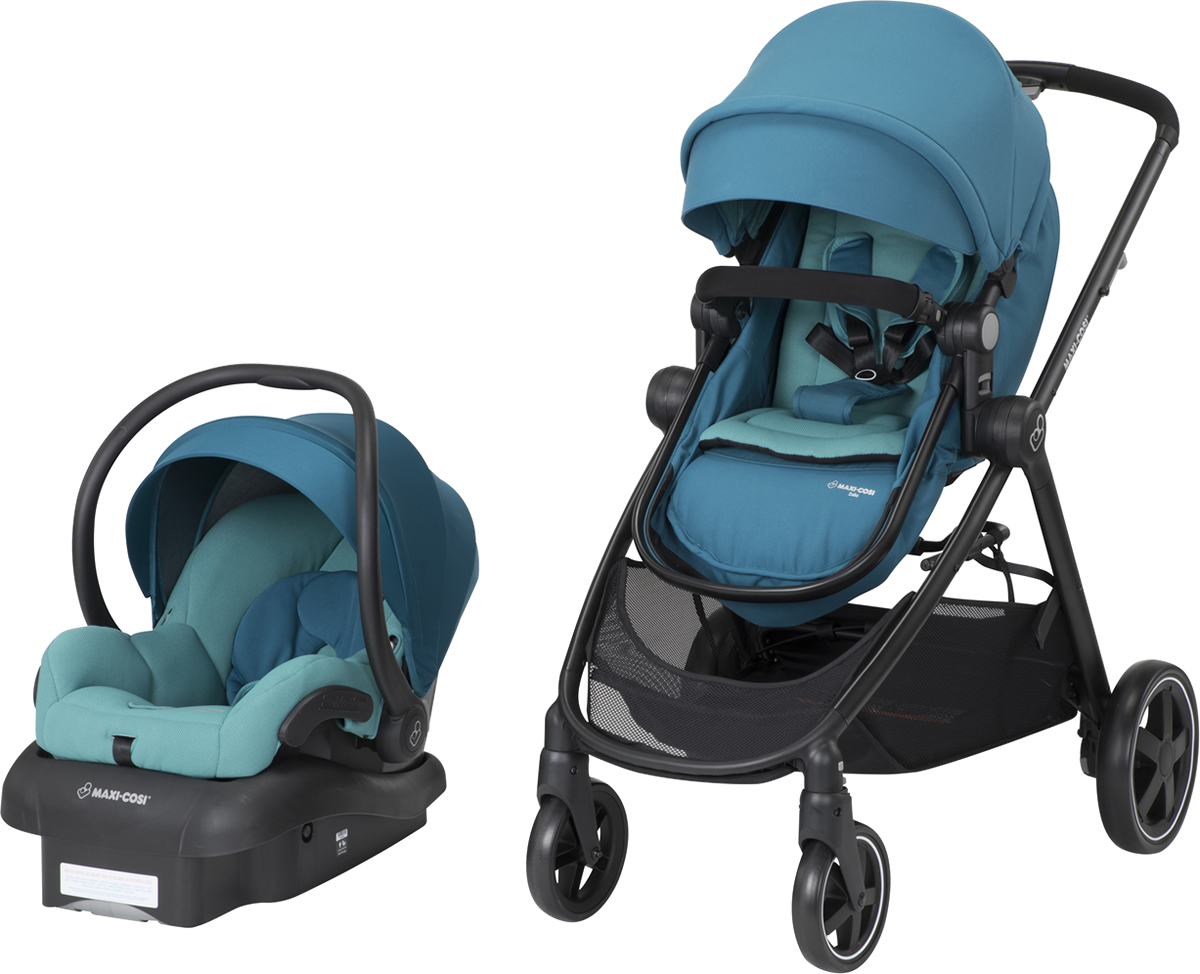 MaxiCosi Zelia Travel System Emerald Tide