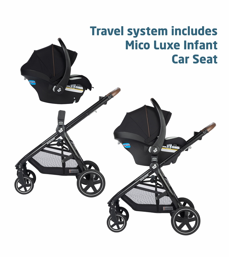 MaxiCosi Zelia2 Luxe Travel System New Hope Black