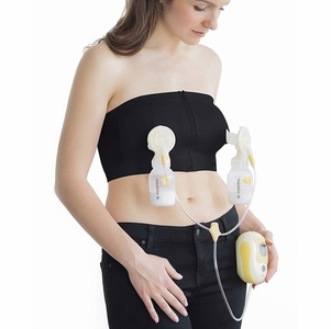 Medela Easy Expression Bustier - Black, Large