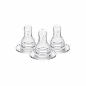 Medela Medium-Flow Wide Base Nipples 3-Pack