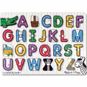 Melissa & Doug See-Inside Alphabet Peg