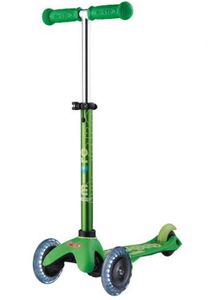 Micro Kickboard Micro Mini Deluxe LED Scooter - Green