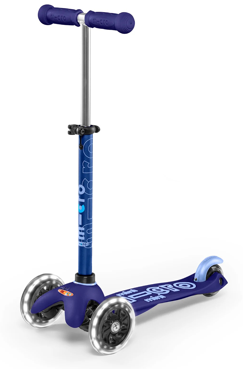 Micro Kickboard Mini Deluxe LED Scooter (25 years) Blue