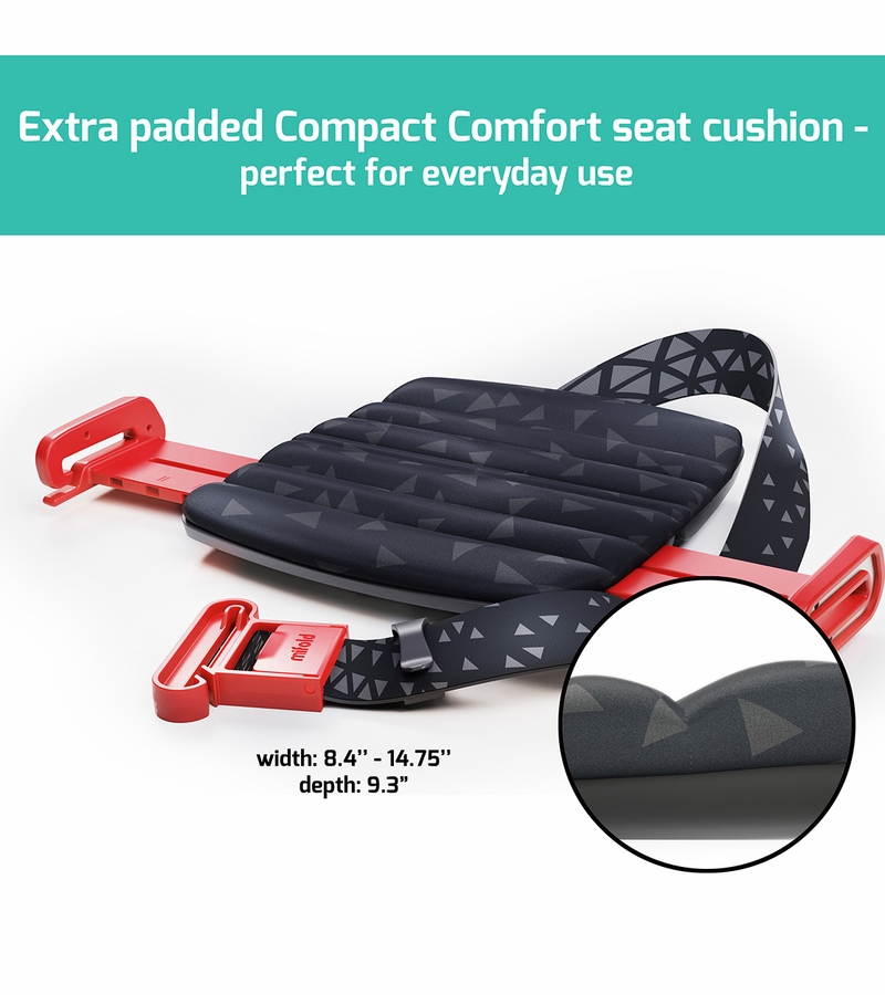Mifold Comfort GrabandGo Backless Belt Positioning Booster Car Seat