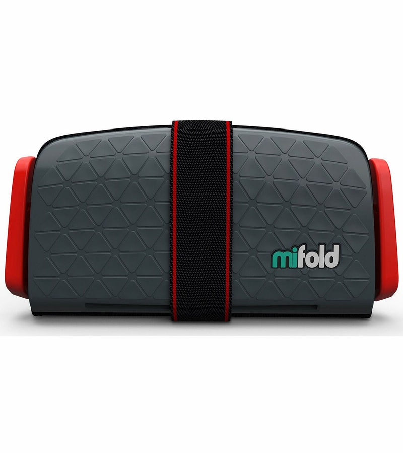 Mifold Original Grab-and-go Car Booster Seat, Slate Gray, Compact