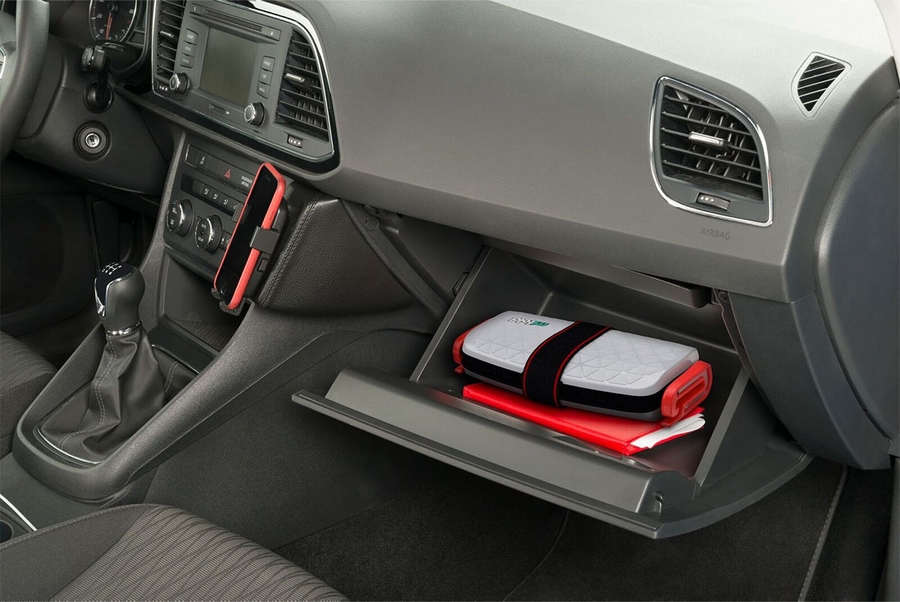 Mifold GrabandGo Backless Belt Positioning Booster Car Seat Slate Grey