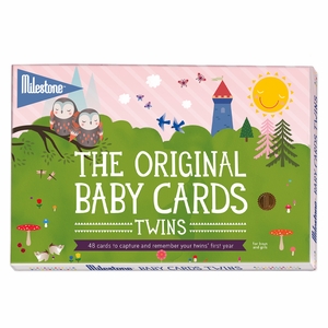 Milestone The Original Baby Cards - Twins