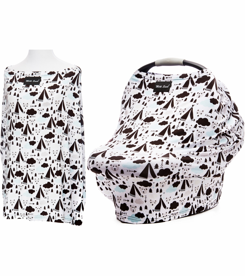 Milk Snob Infant Car Seat & Nursing Cover Forest Friends