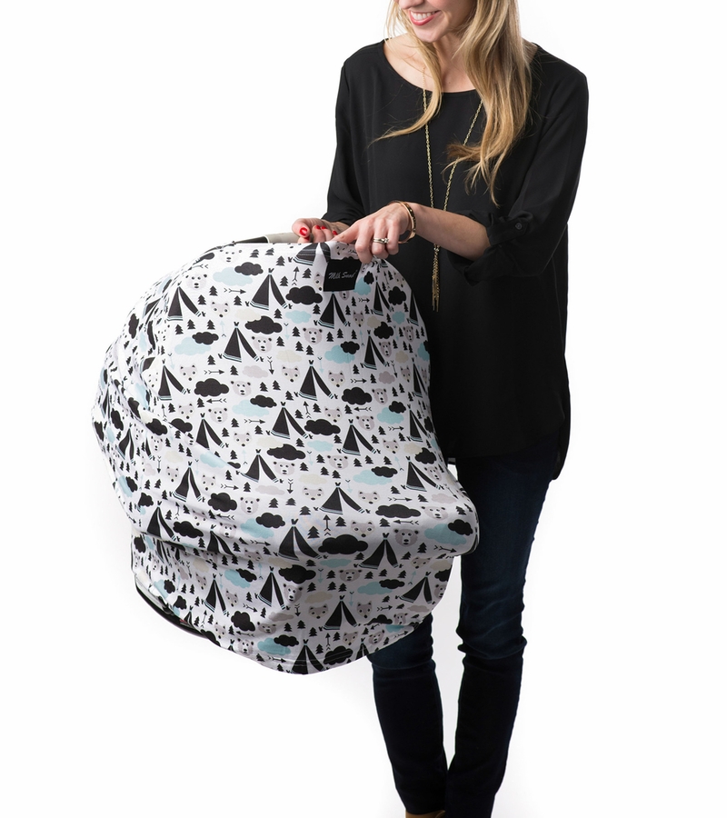 Milk Snob Infant Car Seat & Nursing Cover Forest Friends