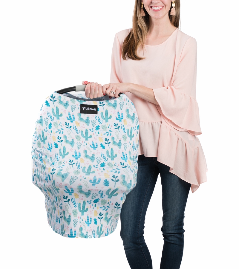 Milk Snob Infant Car Seat & Nursing Cover Prickly Pear