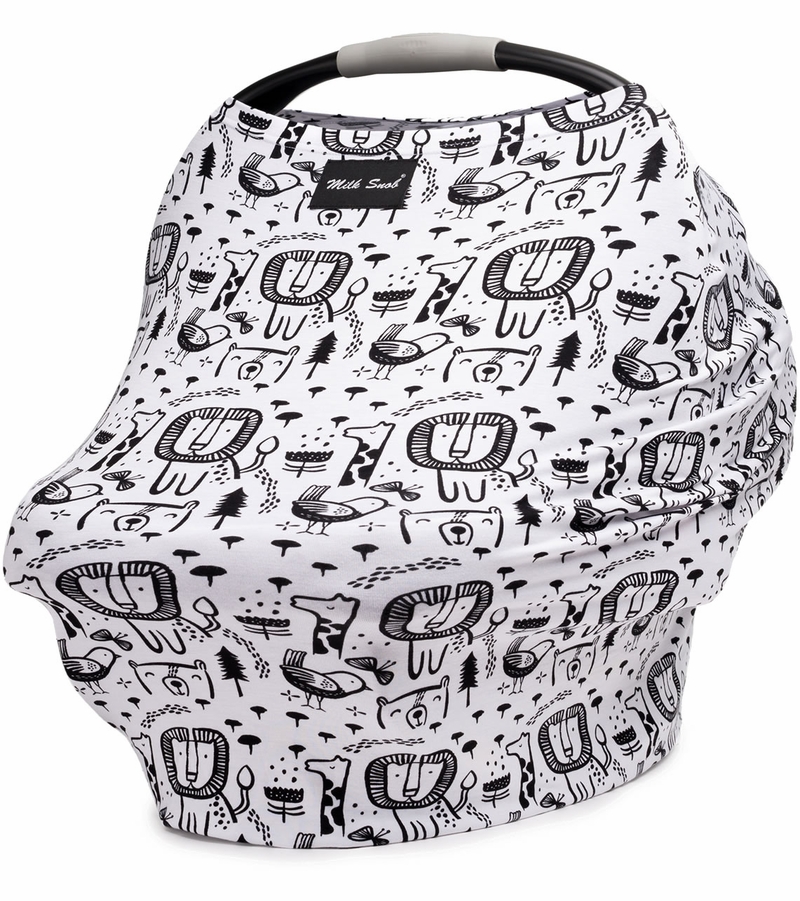 Milk Snob Infant Car Seat & Nursing Cover Wee Safari
