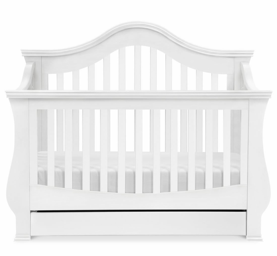 Million Dollar Baby Ashbury 4in1 Convertible Crib White