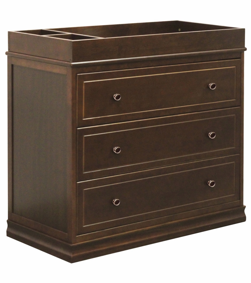 Million Dollar Baby Louis 3Drawer Changer Dresser Espresso