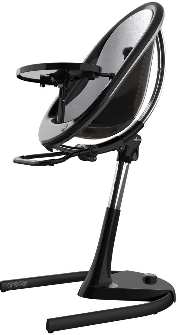 Mima Moon High Chair - Black / Silver