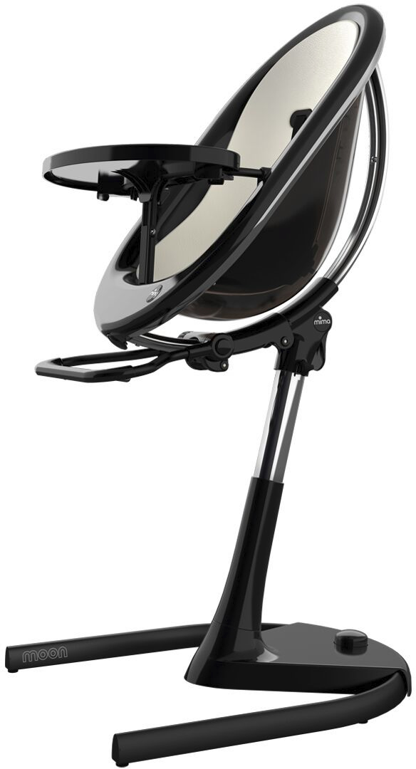 Mima Moon High Chair - Black / White