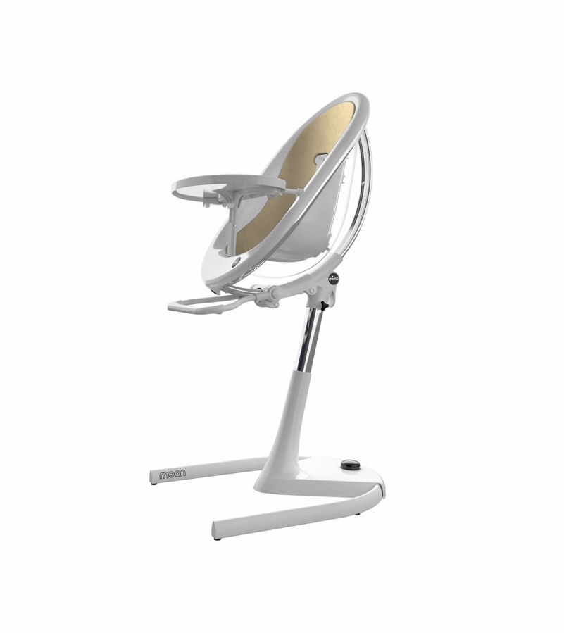 Mima Moon 2G High Chair White/Champagne