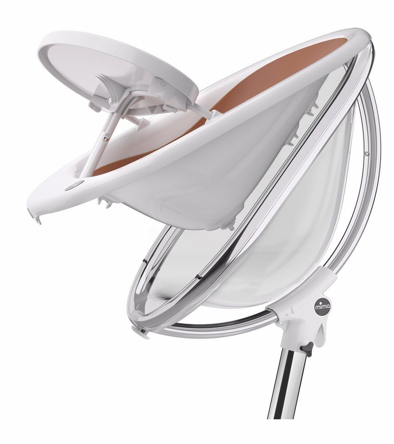 Mima Moon 2G High Chair White / Silver