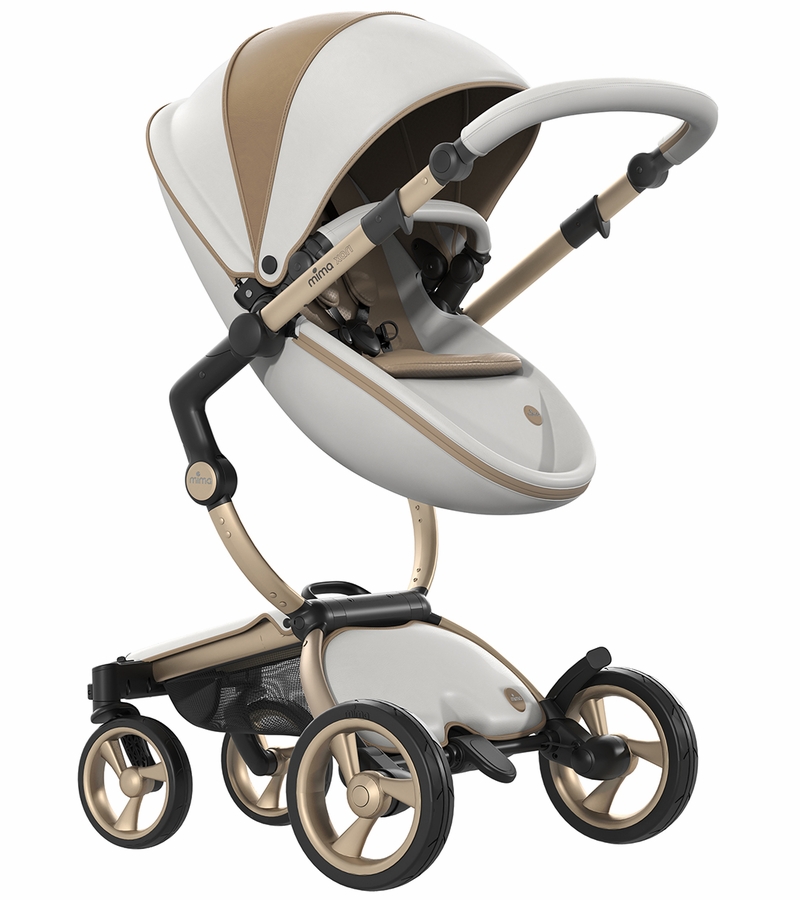 Mima Xari Dolce Vita Stroller, Champagne Snow White / Latte