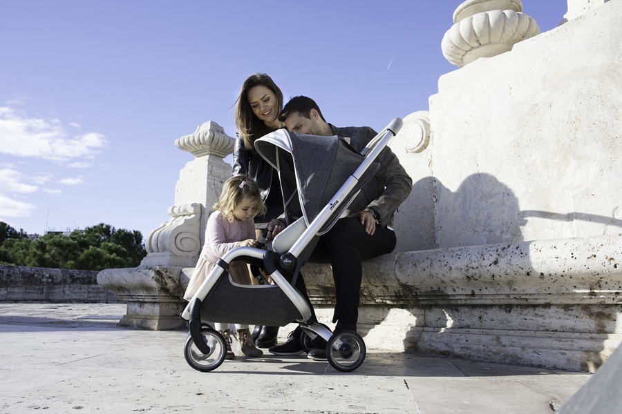 Mima Zigi Compact Stroller Charcoal