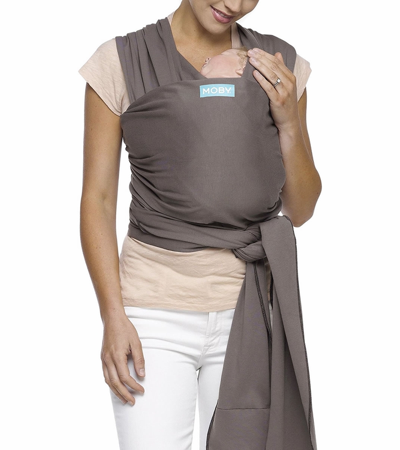 Moby Classic Cotton Wrap Baby Carrier Slate