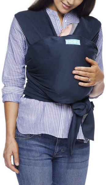 Moby Classic Cotton Wrap Baby Carrier - Midnight