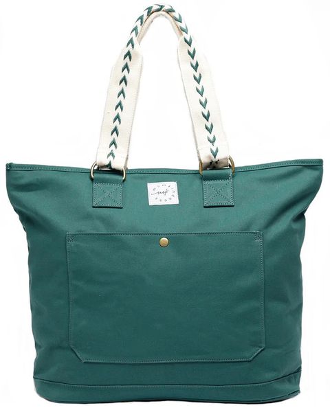 Momkindness Day & Away Canvas Tote - Juniper
