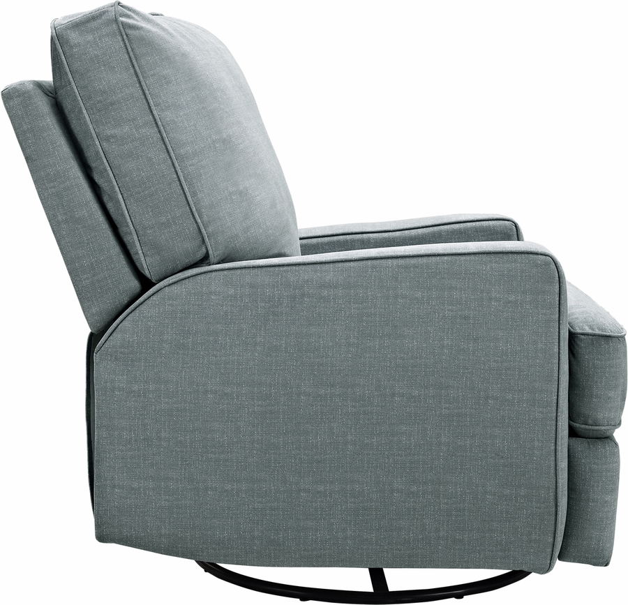 Bertini Oakley Swivel Gliding Recliner Gray