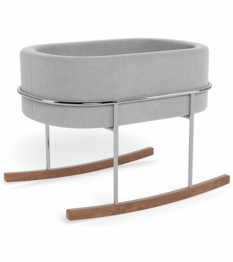 Monte Design Rockwell Chrome / Walnut / Nordic Grey