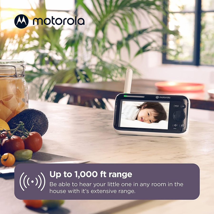 Motorola PIP1610 HD 5" WiFi HD Motorized Video Baby Monitor