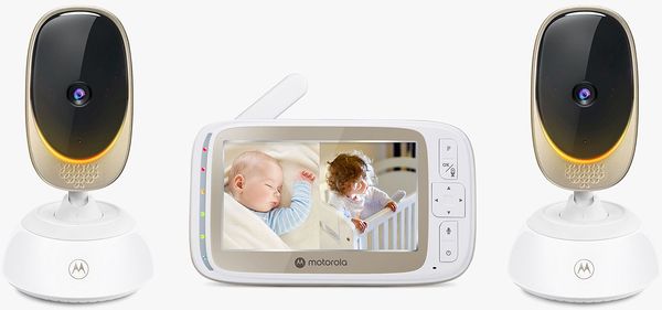 Motorola VM85 Connect 5" Wi-Fi Video Baby Monitor with Mood Light - 2 Camera Pack