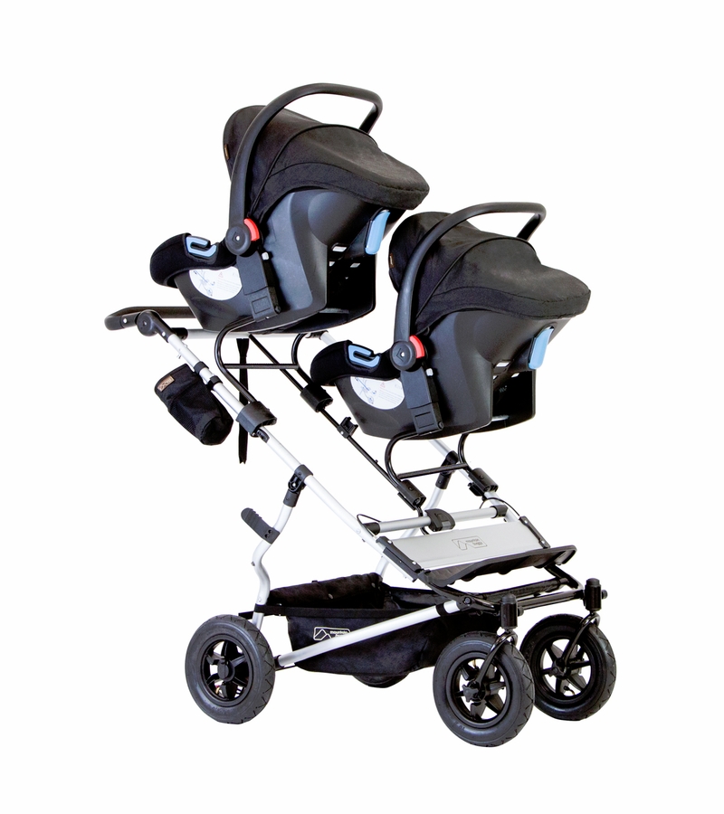 Mountain Buggy Duet Double Stroller Flint