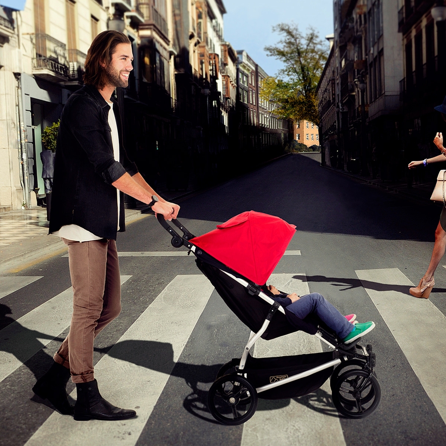Mountain Buggy Duet Double Stroller Flint