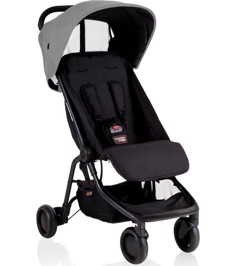 Mountain Buggy Nano Travel Compact Stroller Silver (Albee Exclusive)