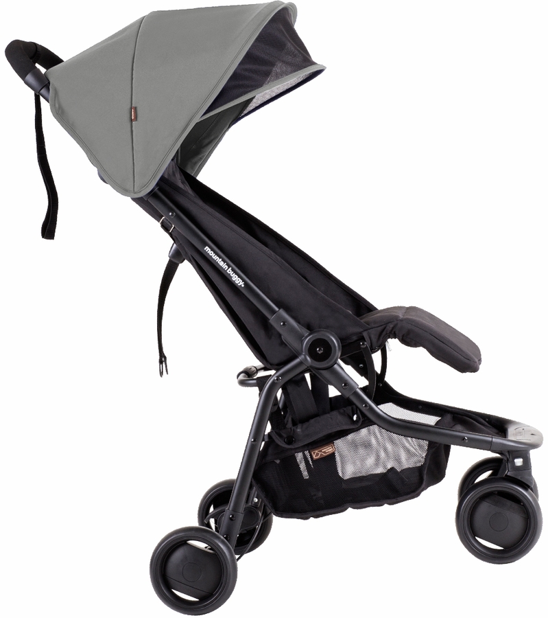 Mountain Buggy Nano Travel Compact Stroller Silver (Albee Exclusive)